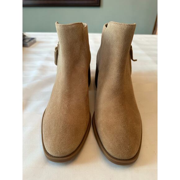 Alex Marie Tan Suede Leather Ankle Boots Size 9M Daria Boot NEW - Picture 8 of 9